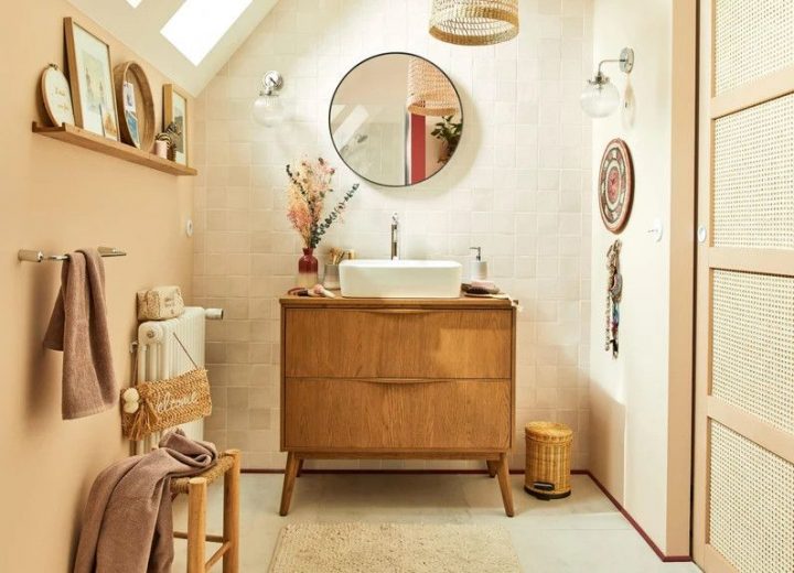 meuble rotin salle de bain