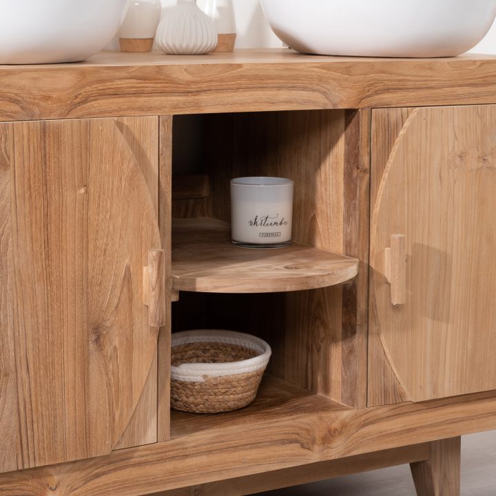 meuble salle de bain sous vasque bois