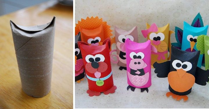 9 Personnages À Faire Avec Des Rouleaux De Papier Essuie intérieur Bricolage Rouleau Papier Toilette Animaux