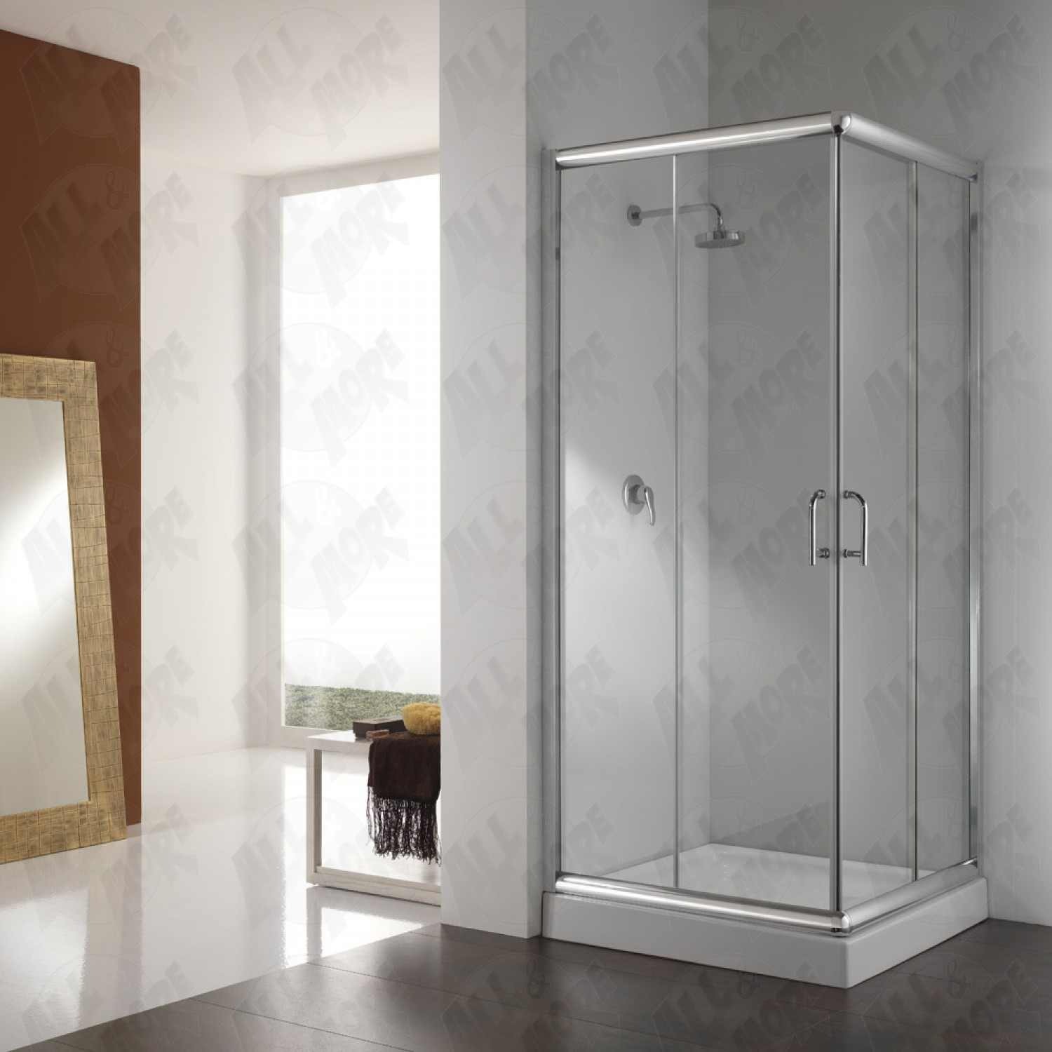 Allandmore. Com Cabine Paroi Douche 70X70 H200 Transparent concernant Paroi De Douche 120X90 Brico Dépôt