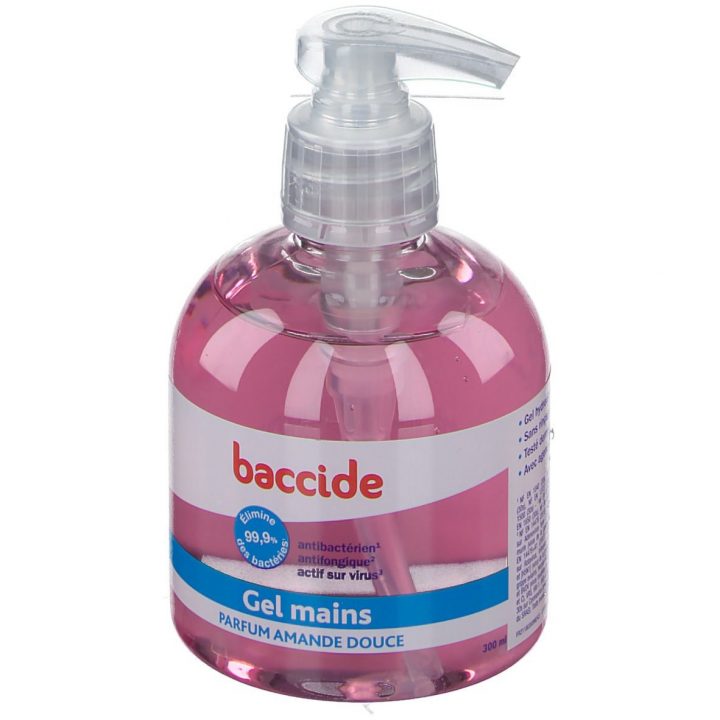 Baccide Gel Mains Parfum Amande Douce – Shop-Pharmacie.fr serapportantà Baccide Gel Mains Peaux Sensibles