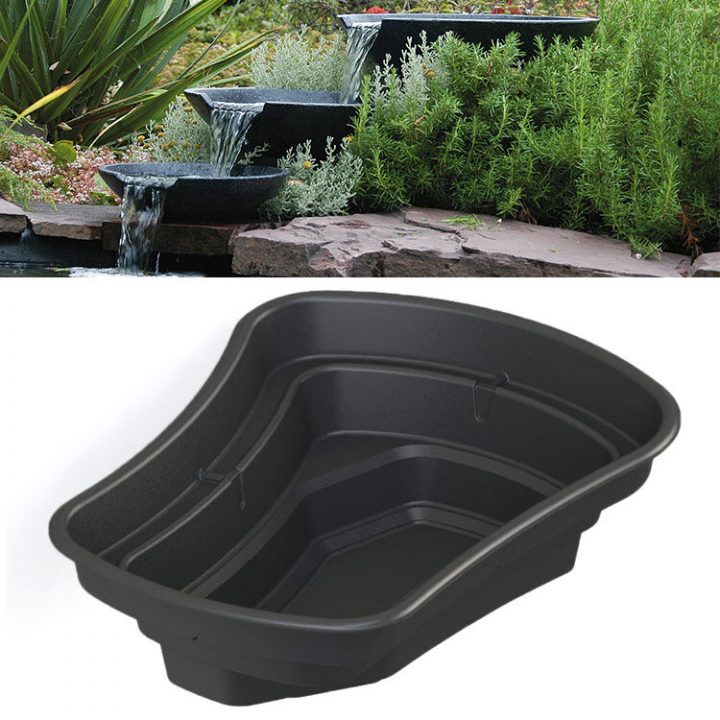 Bassin Oogarden Nymphéa 1000 L + Cascade Nova Scottia intérieur Bassin De Jardin Préformé 1000 Litres