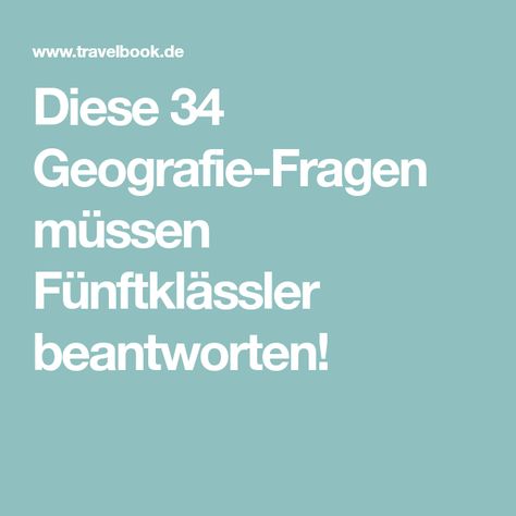 geographie fragen mit lösungen