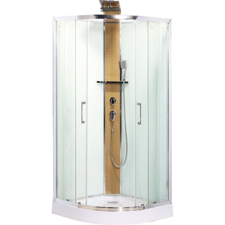 Cabine De Douche 1/4 De Cercle 90X90 Cm, Remix | Leroy Merlin tout Douche Anti Calcaire Leroy Merlin