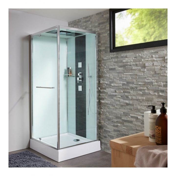 Cabine De Douche Intégrale Carré 90X90 Cm encequiconcerne Cabine De Douche Intégrale 120X80 Pas Cher