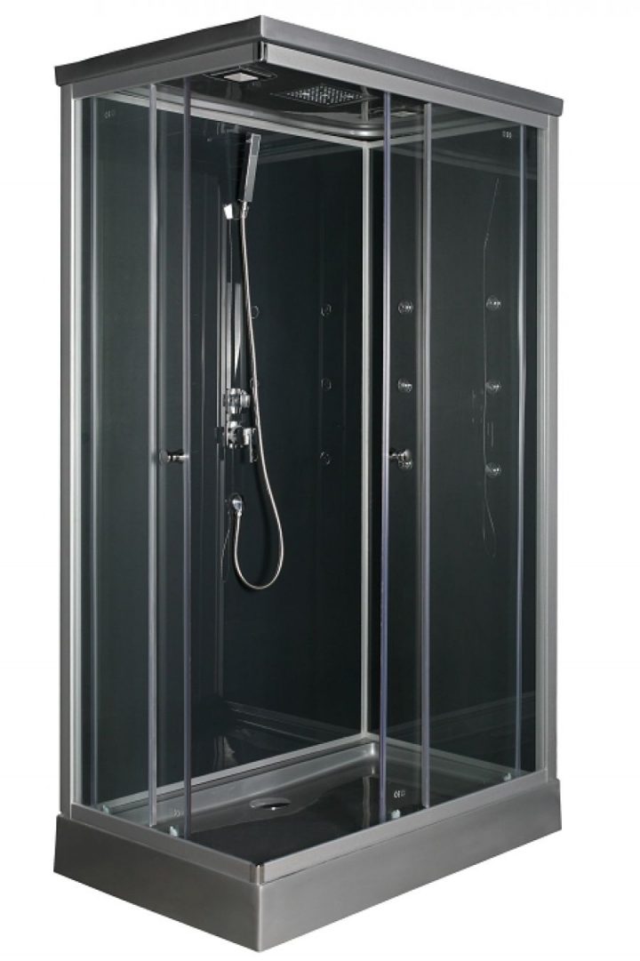 Cabine De Douche Rectangulaire 120X80Cm Soleasanitaire.fr à Cabine De Douche Brico Depot