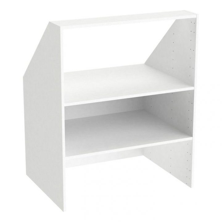 Caisson Sous-Pente Spaceo Home, Blanc H.100 X L.80 X P.60 pour Placards Sous Pente Le Roy Merlin