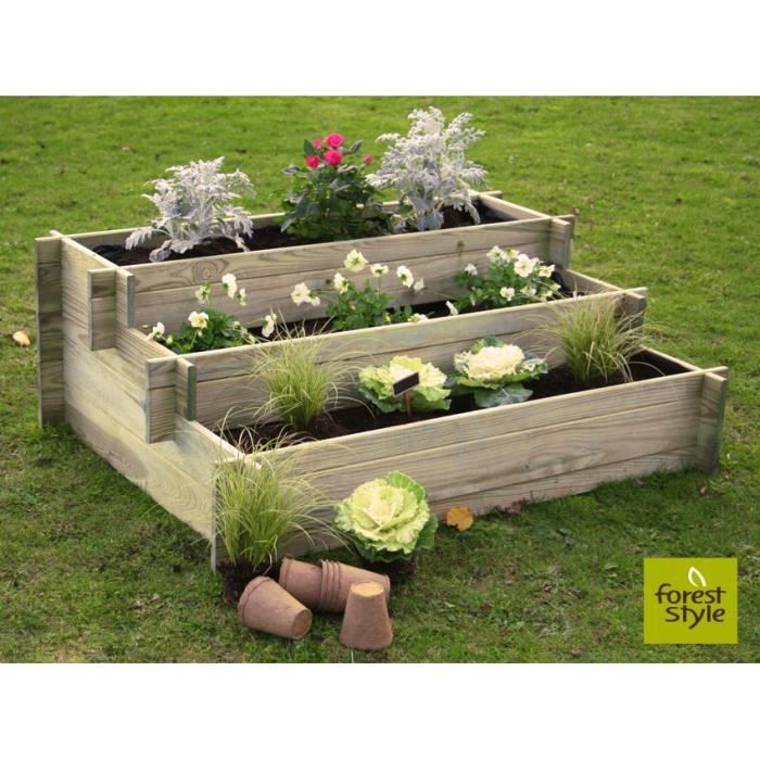 Carré Potager En Bois – Jardinage Enfant Paquerette à Carré Potager Castorama