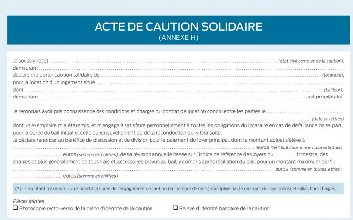 Caution Solidaire Gratuit Telecharger – Ciahiggepacor destiné Kit Location Habitation Vide Pdf