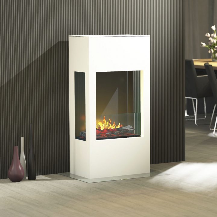 Cheminée Électrique – Prism 620 – Muenkel Design encequiconcerne Cheminee Electrique Avec Manteau