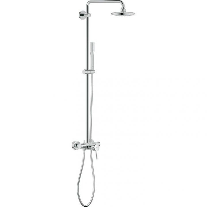 Colonne De Douche Avec Robinetterie, Grohe Euphoria encequiconcerne Colonne De Douche Castorama