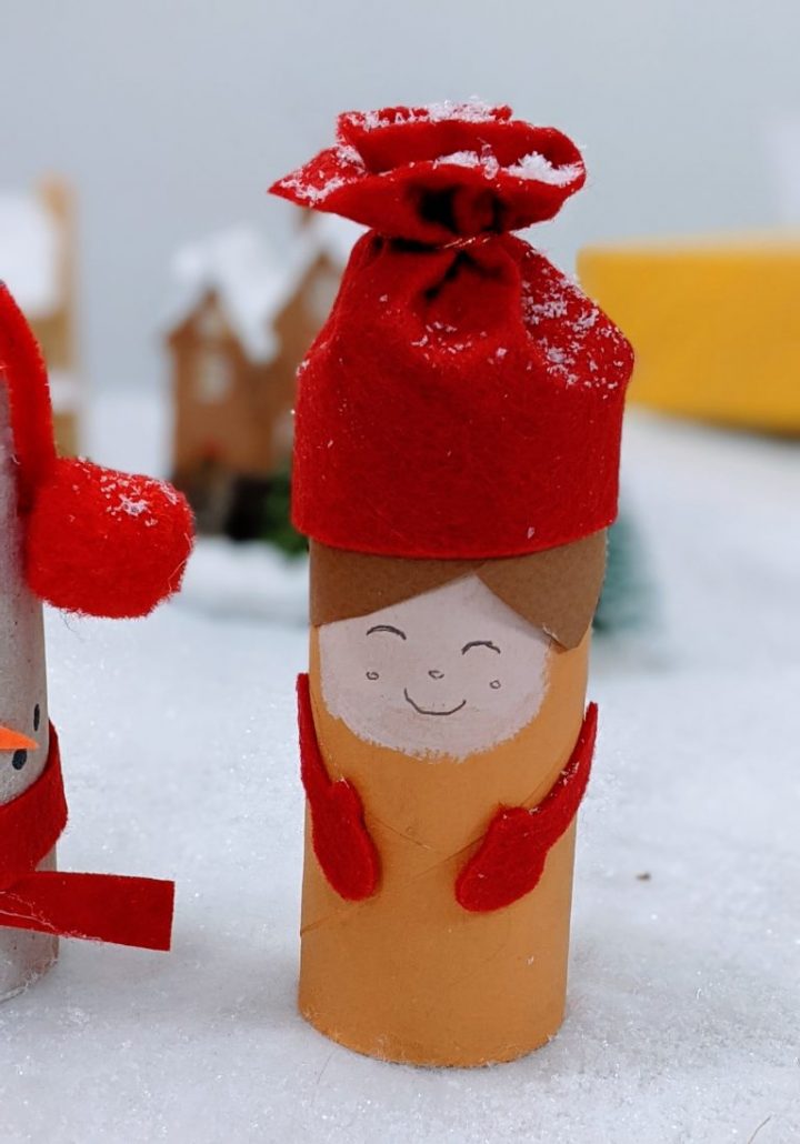 Décor De Noël En Rouleaux De Papier Toilette – Manzabull' destiné Bonhomme De Neige Rouleau Papier Toilette