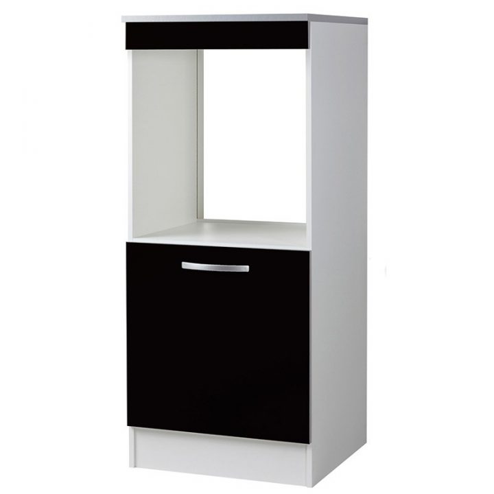 Demi-Colonne Four 60Cm "Smarty" Noir destiné Colonne Pour Four Encastrable