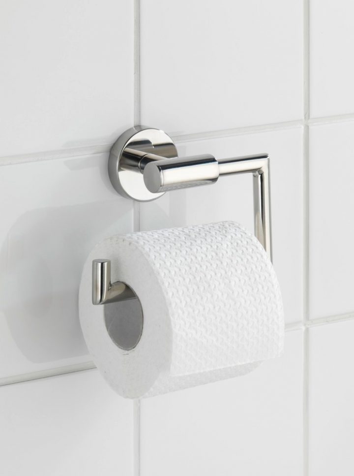 Dérouleur Papier Wc Sans Couvercle Bosio Shine Sans dedans Porte Papier Toilette Sur Pied Leroy Merlin