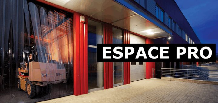 Espace Pro – Rideaux À Lanières En Pvc Souple – Laniere tout Rideau Lanières Décrochable