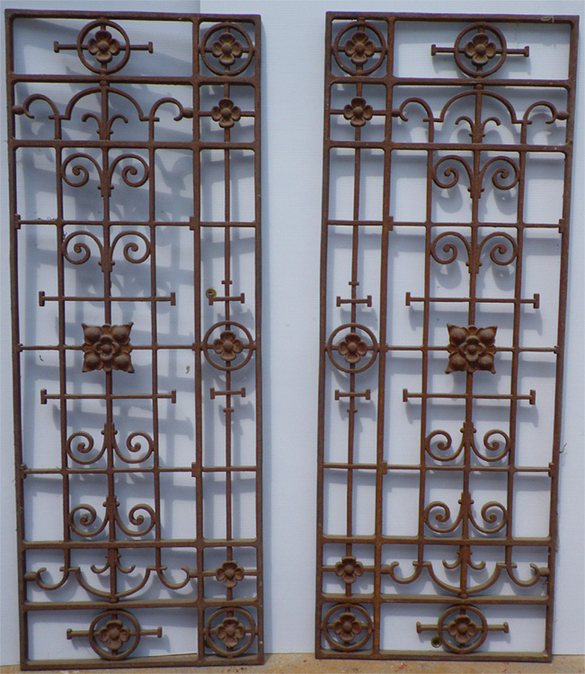 Fabrication De Porte D'Entree Avec Grilles Anciennes encequiconcerne Grille De Porte D&#039;Entrée Occasion