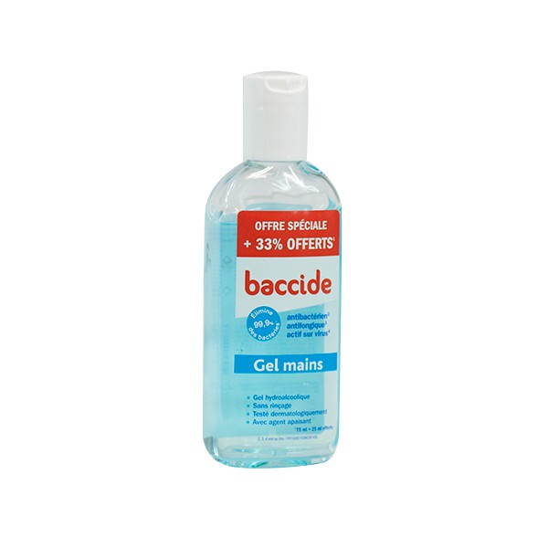 Gel Hydroalcoolique Baccide 1L destiné Baccide Gel Mains Peaux Sensibles