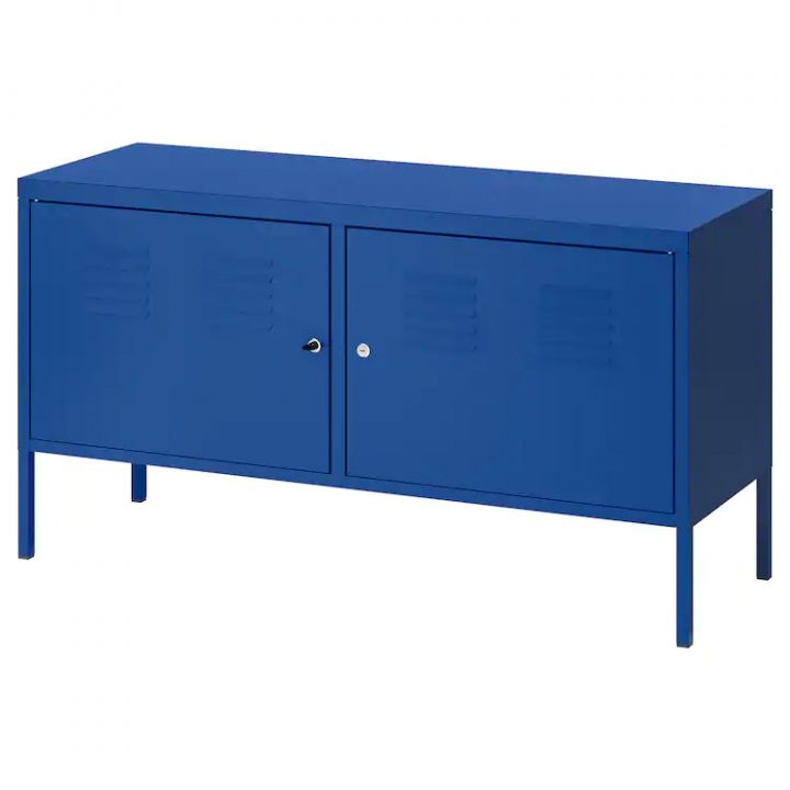 Ikea Ps Armoire Métallique, Bleu, 119X63 Cm – Ikea | Ikea concernant Armoire Métallique Ikea