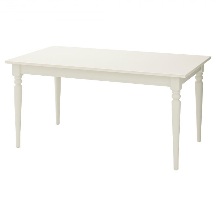 Ingatorp Table Extensible – Blanc – Ikea serapportantà Table Ronde Extensible Ikea