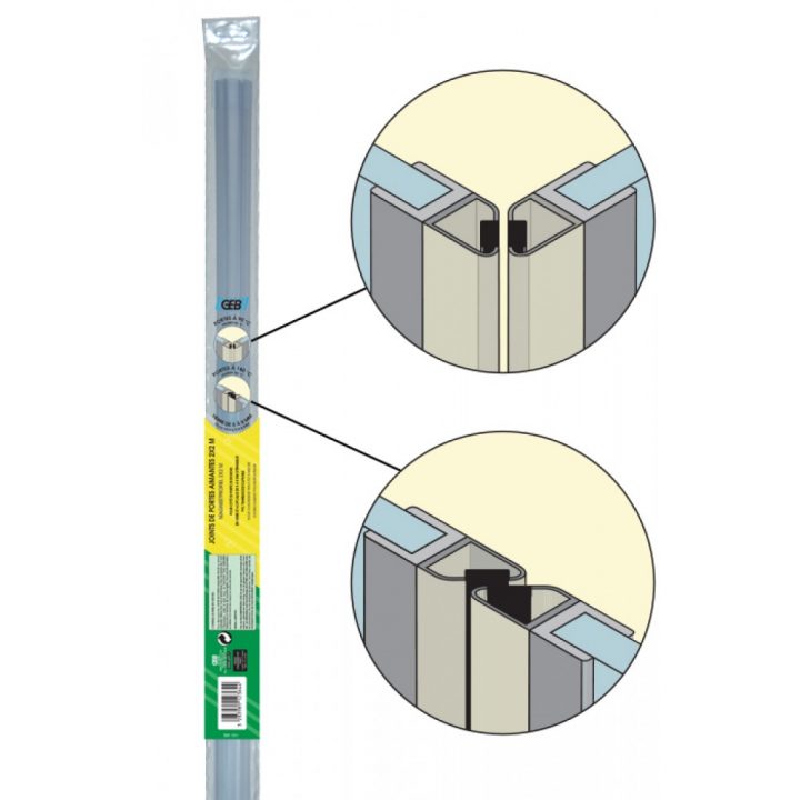 Joints De Porte De Douche Aimantés 2 X 2M Geb | Bricozor pour Joint Porte De Douche Aimanté Lapeyre