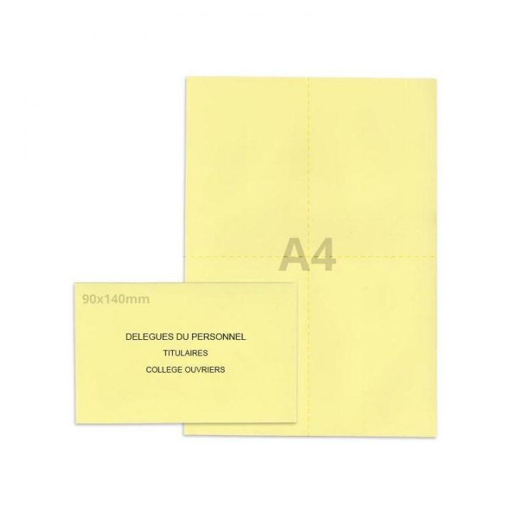 Kits Élections Jaune Clair Composés D'Enveloppes Et dedans Kit Location Gratuit