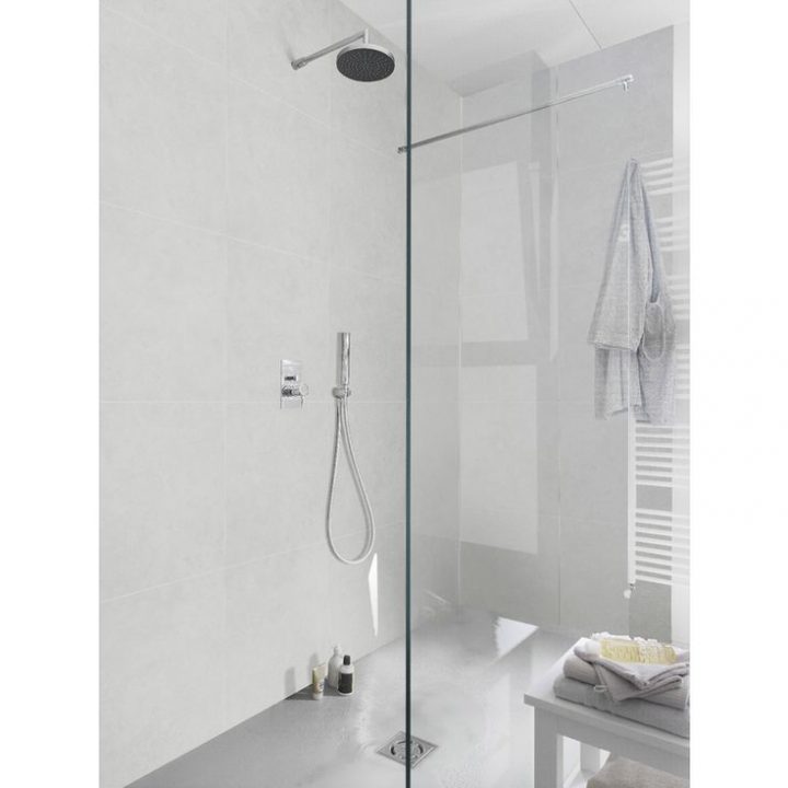 Lambris Pvc Element Premium Blanc | Lambris Pvc, Pvc Salle serapportantà Lambris Pvc Salle De Bain