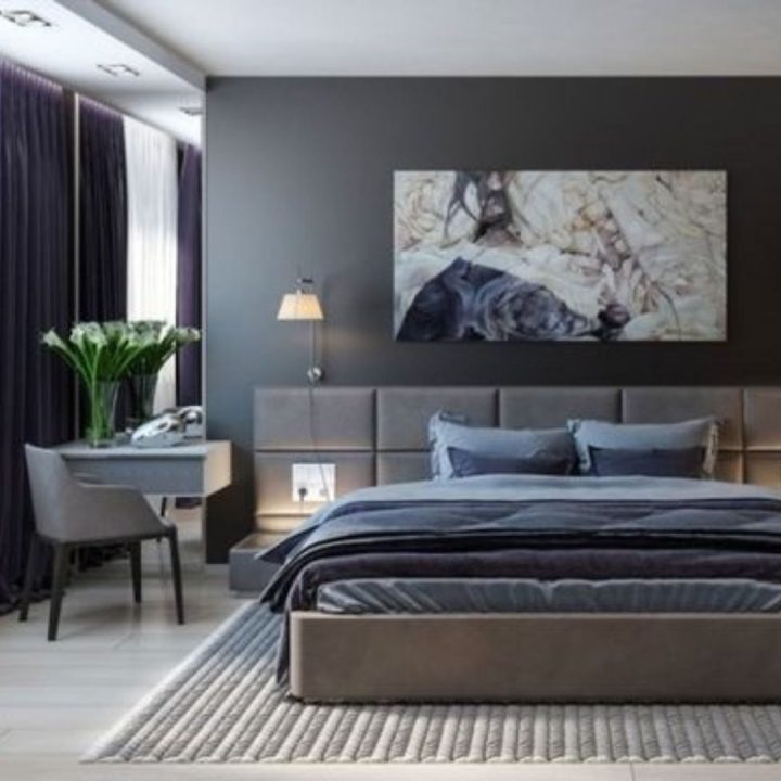 Master Bedroom | Design Inspiration | Amenagement Chambre tout Peinture Chambre Parentale Moderne