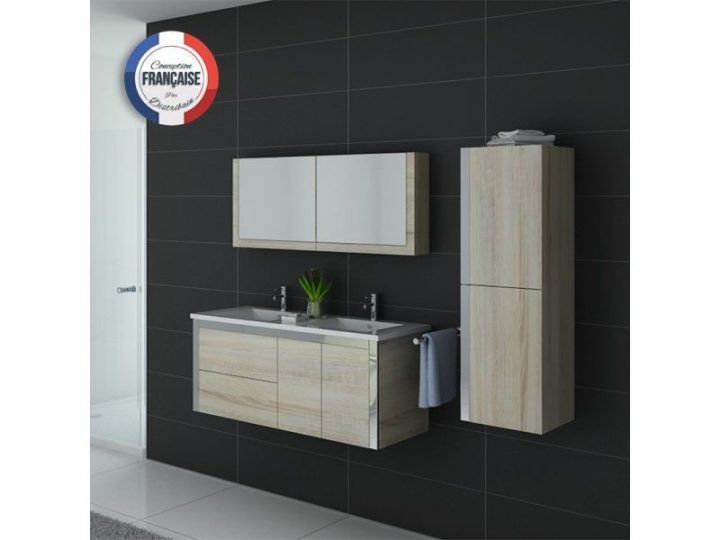 Meuble De Salle De Bain Dis025-1200 Scandinave – Vente De avec Meuble Salle De Bain Conforama