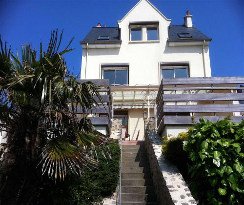 Normandie Mer Villa Terrasse Ensoleille Vue À Port En avec Chambre D Hote Port En Bessin Huppain