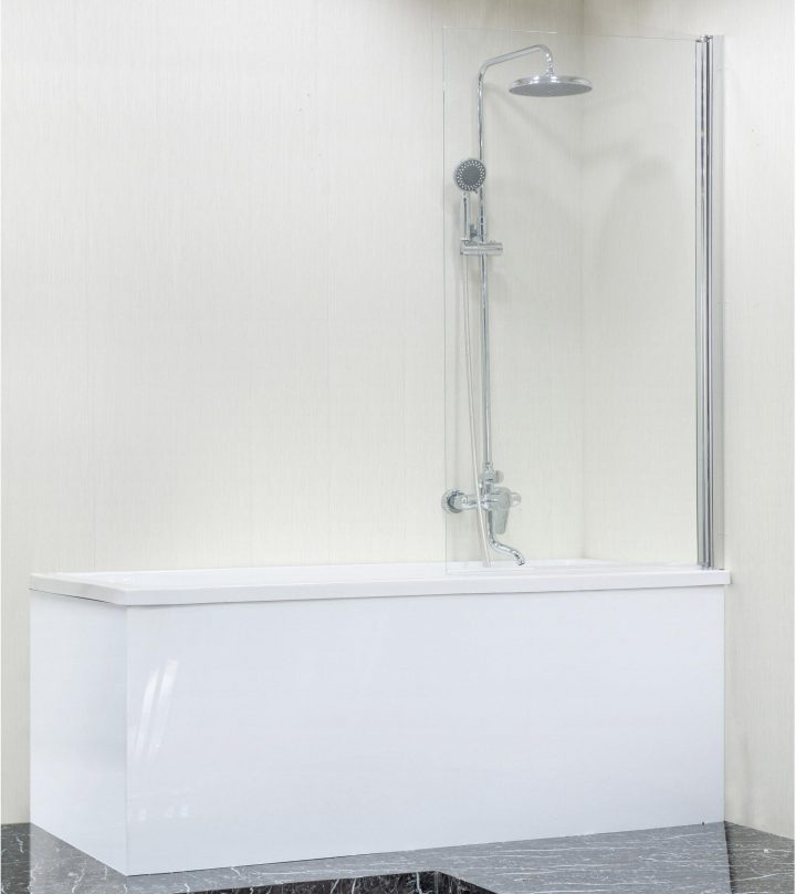 Pare-Baignoire Pivotant, H.140 X L.80 Cm | Leroy Merlin tout Pare Baignoire Leroy Merlin