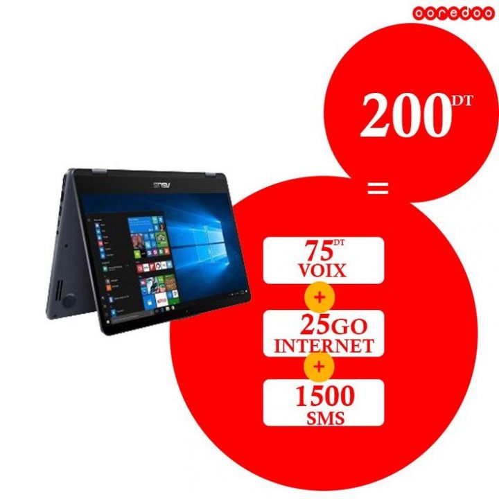 Pc Portable Asus Vivobook Flip 14 Tp412Ua I5 8È Gén 4 Go encequiconcerne Asus Vivobook Flip 14 Prix Tunisie