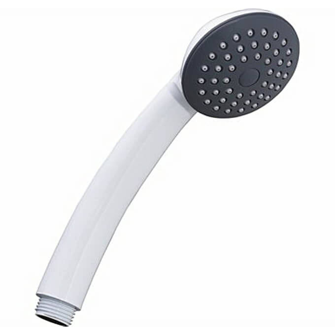 Pommeau De Douche 1 Jet Simple – Blanc | Leroy Merlin Côte intérieur Pommeau Douche Anti Calcaire Leroy Merlin