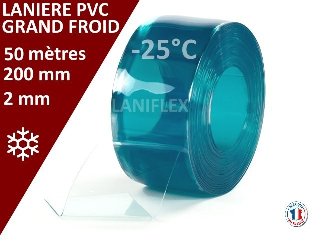 Rouleaux De Lanières En Pvc Spécial Grand Froid De serapportantà Rideau Lanières Décrochable