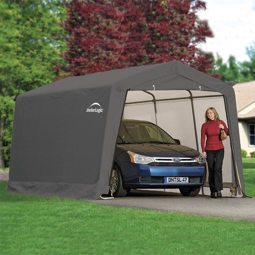 Rowlinson Shelter Logic Peak Style Auto Shelter 10X20 | Rsis serapportantà Abri Monopente Canadian Tire