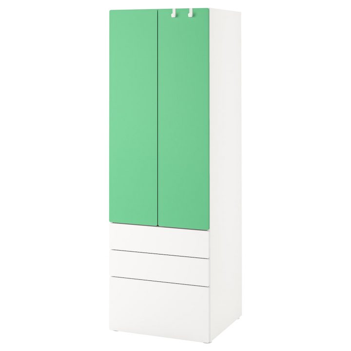 Småstad / Platsa Armoire-Penderie – Blanc Vert/Avec 3 à Armoire De Jardin – Ikea