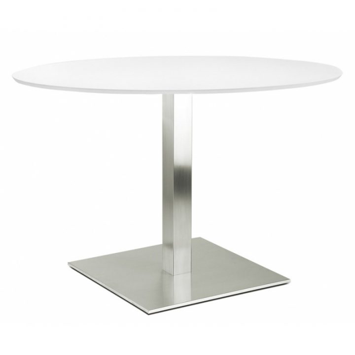 Table Carree 120X120 Pied Central | Decorative Joist Hangers serapportantà Table Carrée 160X160 Pied Central