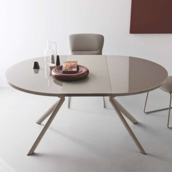 Table Ronde Extensible En Céramique - Giove Connubia à Table Ronde Extensible Ikea