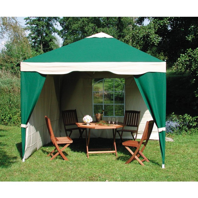 Tonnelle De Jardin Verte En Acier 4X3M Avec Rideaux Luxury concernant Tonnelle Parapluie Avec Rideaux