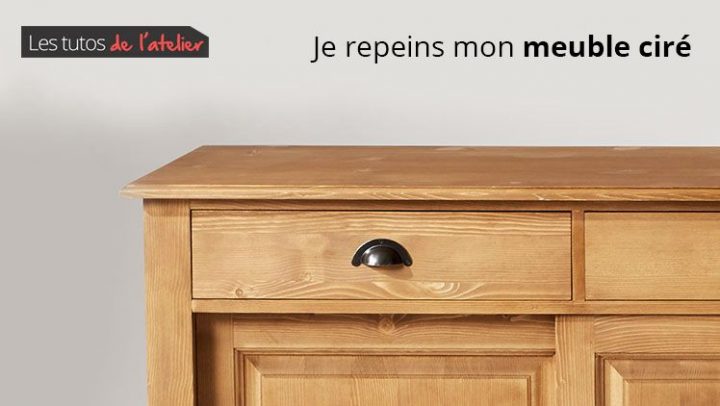 Tuto: Comment Repeindre Un Meuble Ciré – Made In Meubles tout Repeindre Un Meuble En Pin Vernis Sans Poncer