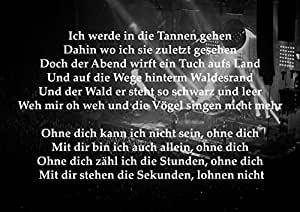 rammstein ohne dich text