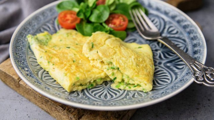 französische omelette mit champignons