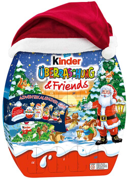 kinder überraschung und friends adventskalender