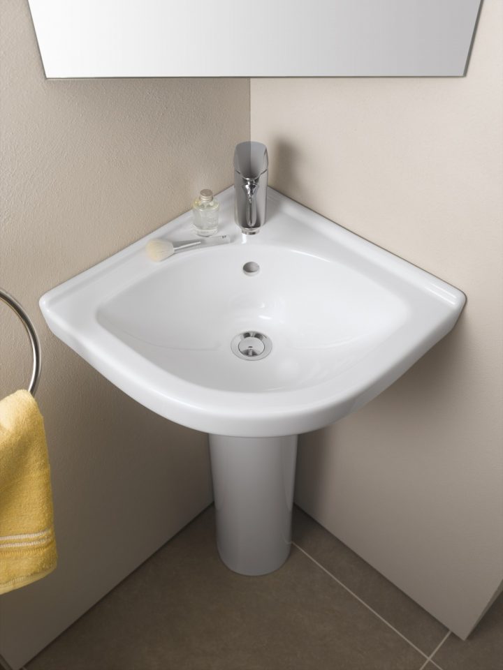 lavabo d’angle 50×50 avec meuble