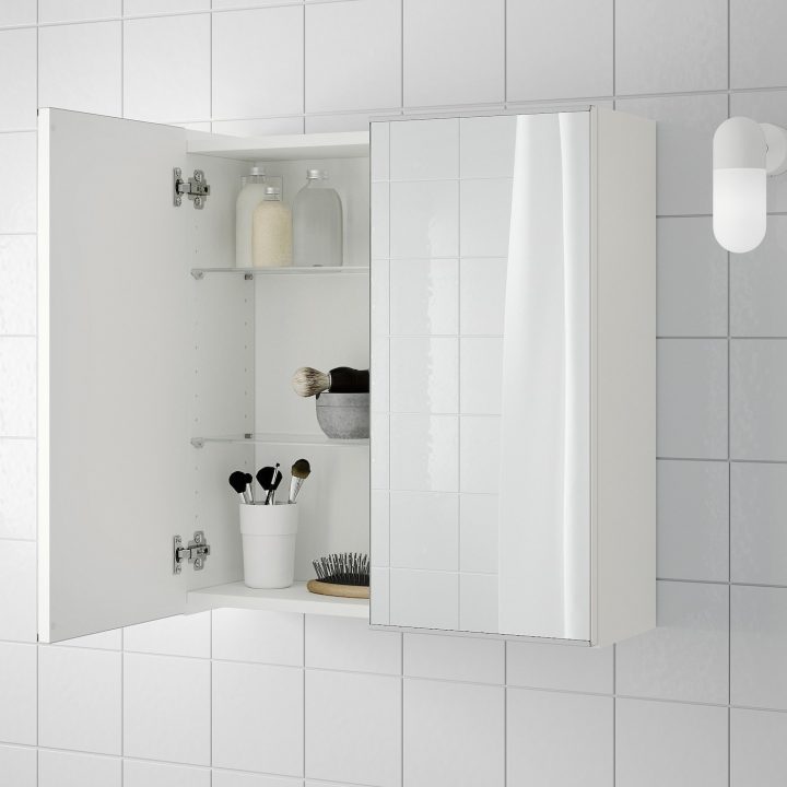 meuble miroir salle de bain ikea