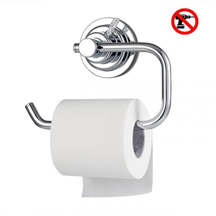 16.99 No Drill!!! Vacuum Suction Cup Toilet Paper Roll dedans Ventouse Toilet