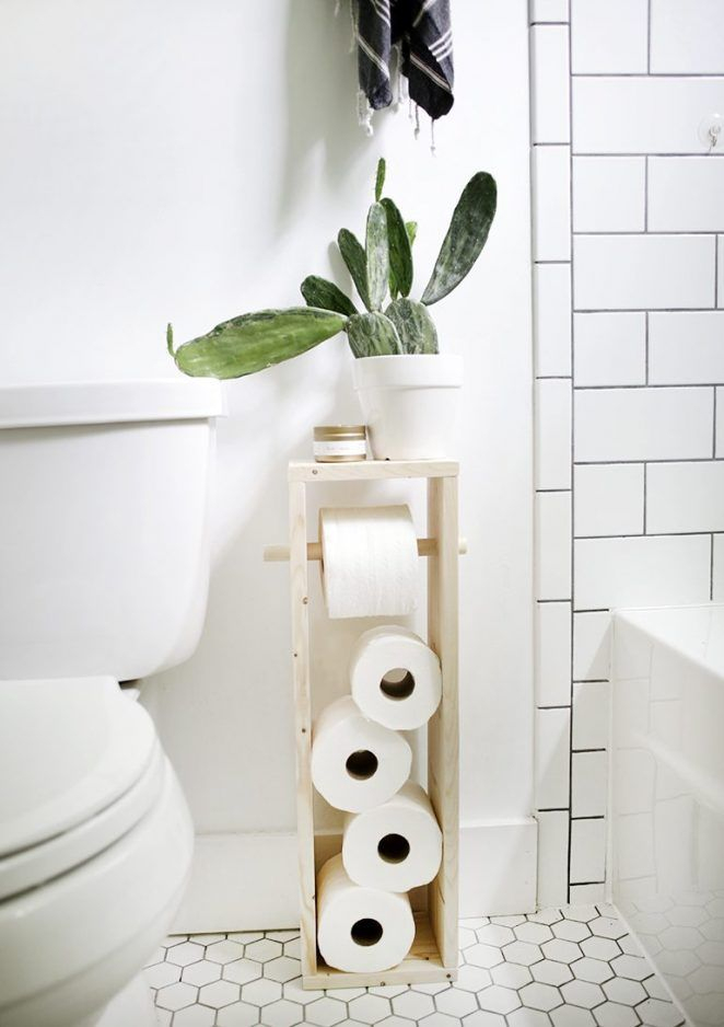 24 Idées De Rangement Pour Le Papier Toilette | Diy Toilet tout Arbre A Papier Toilette Ikea