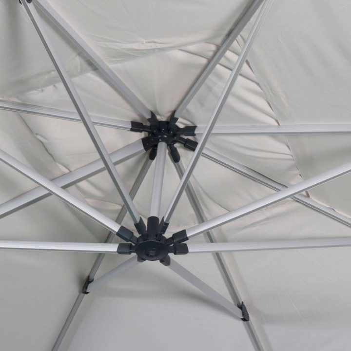 Alice'S Garden – Parasol Déporté Haut De Gamme Carré 4X4M pour Parasol Déporté 4X4M