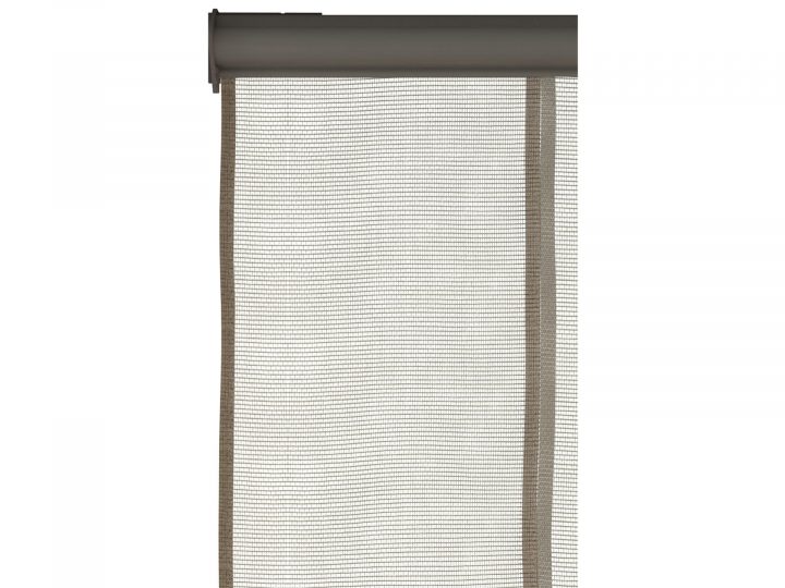 Bruynzeel Rideau Moustiquaire À Lamelles 95X240 Cm Taupe encequiconcerne Rideau Lamelle Plastique