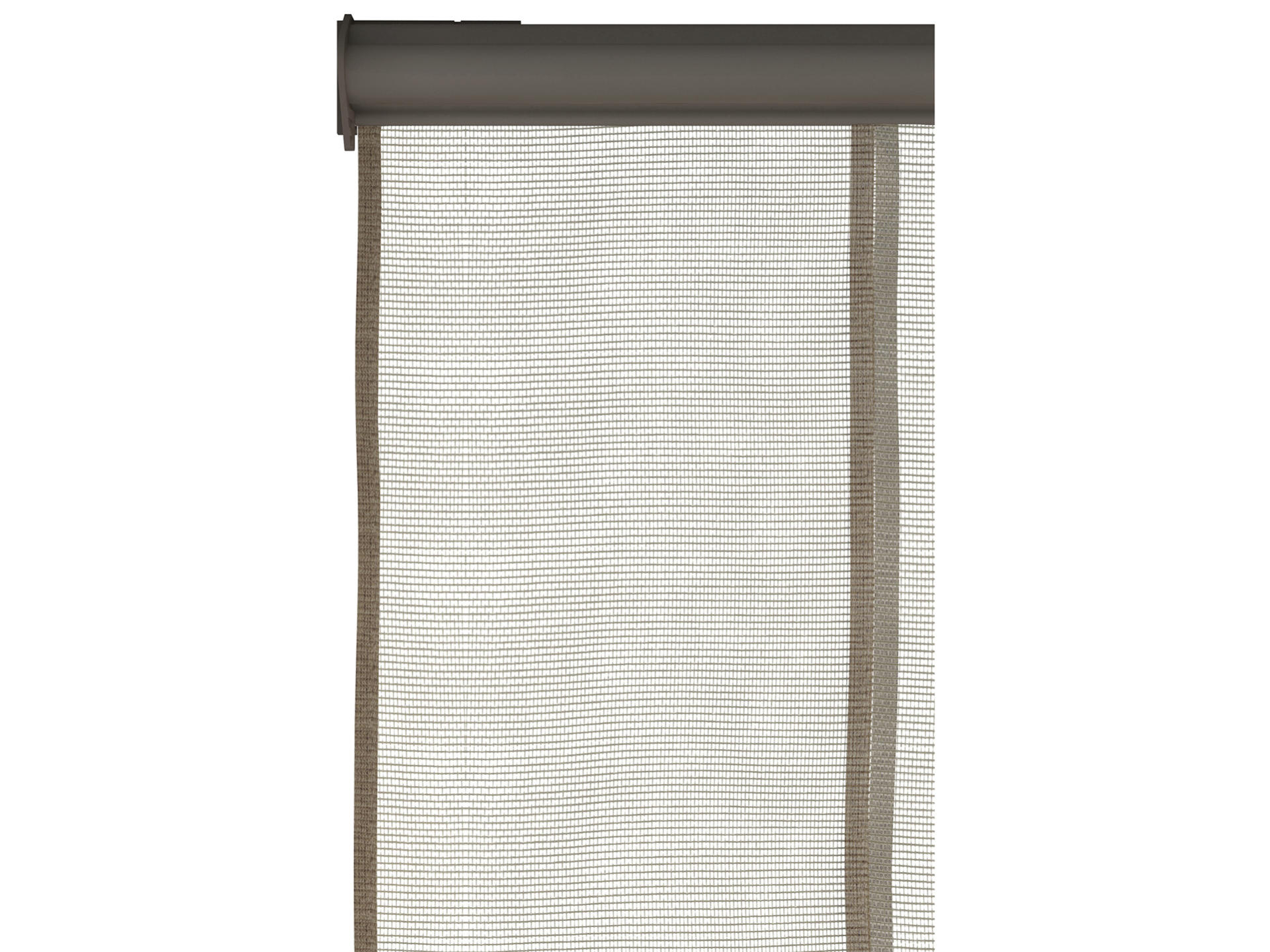 Bruynzeel Rideau Moustiquaire À Lamelles 95X240 Cm Taupe encequiconcerne Rideau Lamelle Plastique