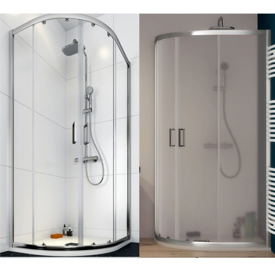 Cabine De Douche Semi-Circulaire Réversible 70X90 Verre avec Sav Cabine De Douche Modulacolor